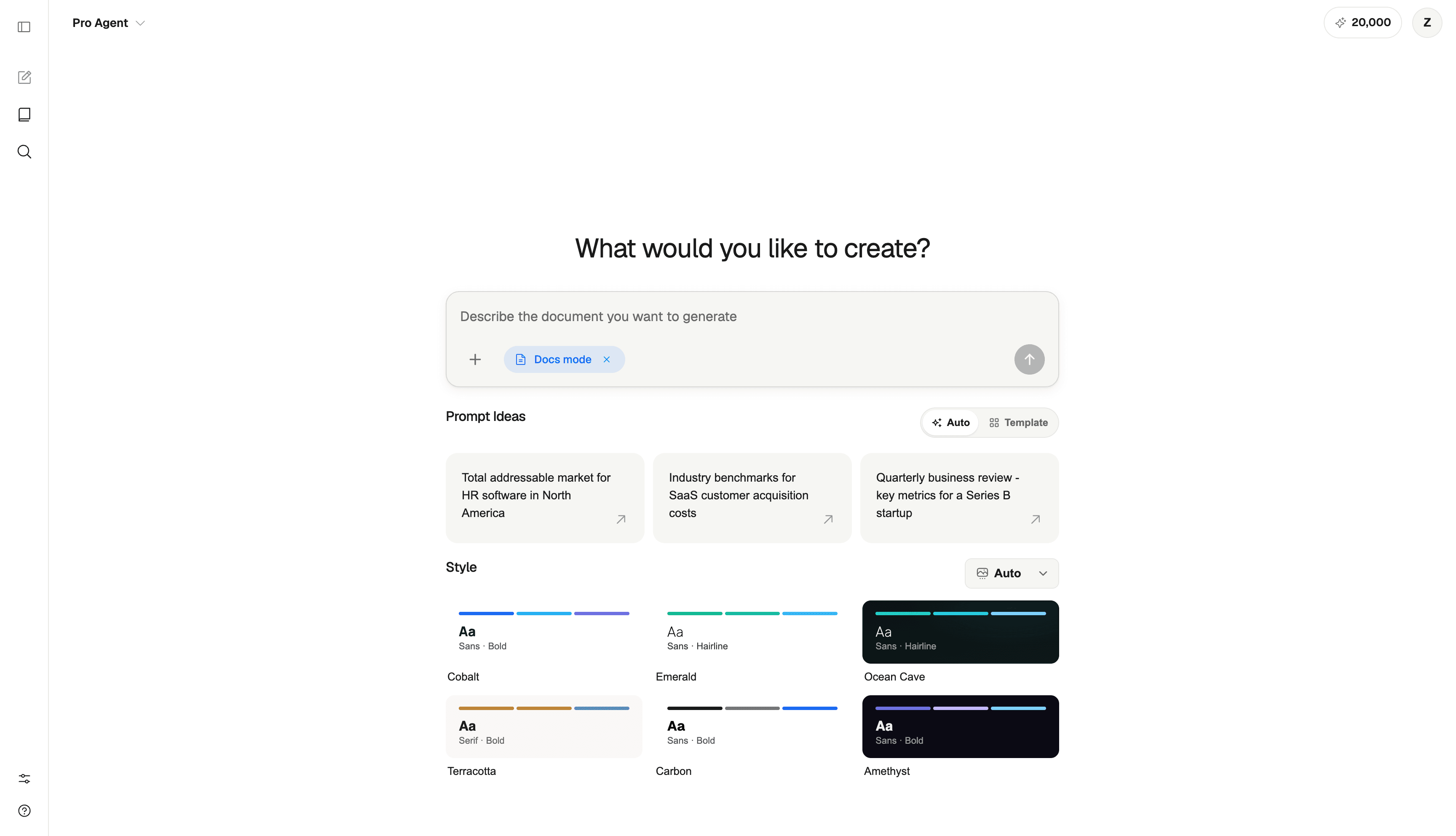 ML Clever AI document prompt interface