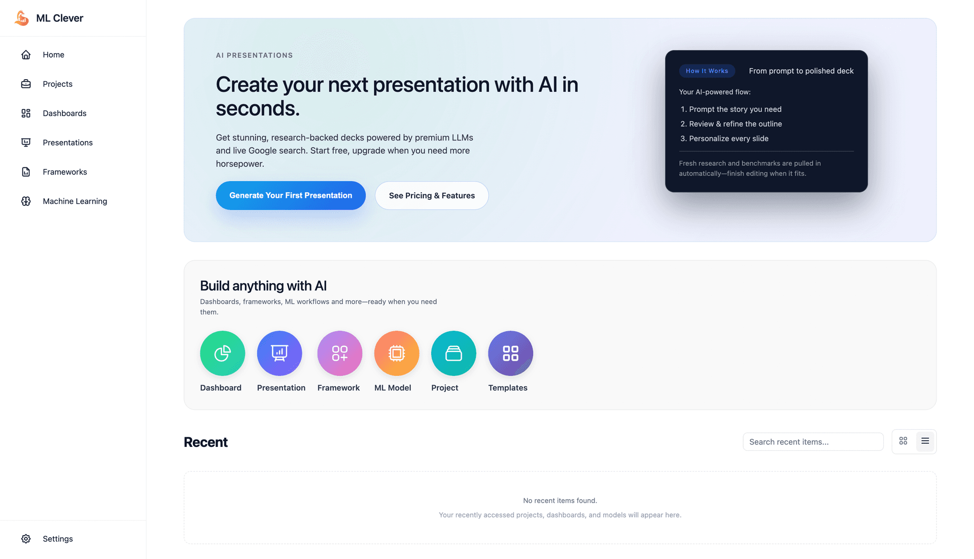 ML Clever AI Work Suite