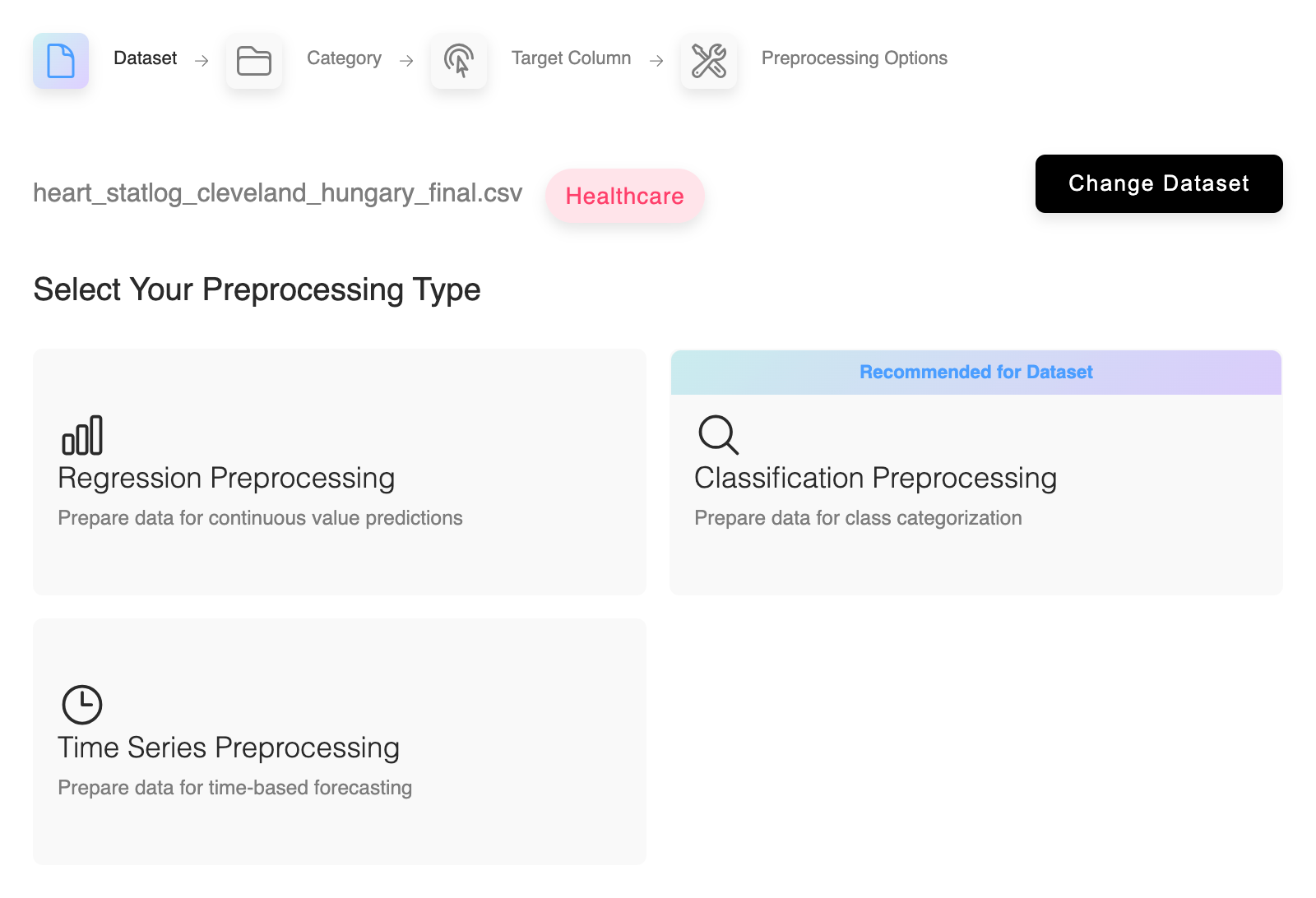 Data Preprocessing Workflow